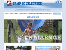 Tablet Screenshot of campdoublecreek.com